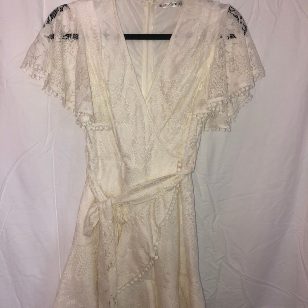 -White summer dress